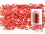 Silver Lined Red Bugle Beads 6mm